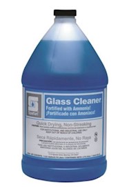 GLASS CLEANER, SPARTAN, AMMONIA BASED, 1 GALLON, 4/CT MAIN
