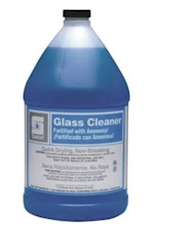 GLASS CLEANER, SPARTAN, AMMONIA BASED, 1 GALLON, 1/EA LARGE