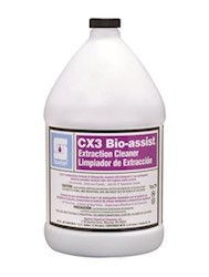 CARPET CLEANER, SPARTAN BIO-ASSIT, CX3, 1 GALLON, 4/CT LARGE