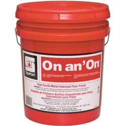 FLOOR FINISH, SPARTAN, ON AN' ON, 5 GAL LARGE