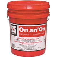 FLOOR FINISH, SPARTAN, ON AN' ON, 5 GAL MAIN