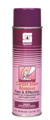STAIN REMOVER, SPARTAN, AEROSOL, 18 OZ., 12/CT MAIN