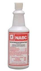 RESTROOM CLEANER, DISINFECTANT, NO DYE, SPARTAN NABC 1, FLORAL SCENT, 1 QT, 1/EA LARGE