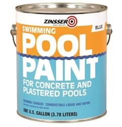 POOL PAINT, FLAT OIL-BASED BLUE SWIMMING POOL PAINT, 1 GL LARGE