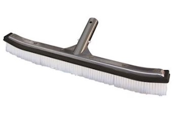 SWIMMING POOL & SPA BRUSH WITH DELUX NYLON BRISTLES & ALUMINUM BACK,  (Please allow 4-6 Business Days for Delivery) LARGE