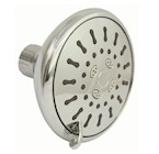 SHOWER HEAD, WALL MOUNT, LOW FLOW FIXED, 3 SPRAY PATTERNS, 4 IN., CHROME THUMBNAIL