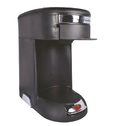 COFFEE MAKER, 1-CUP, IN-ROOM, HAUSMAID, BLACK/CHROME LARGE