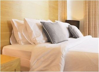 BED SHEETS, KING XL FLAT, WHTE, T200, 12/CS LARGE