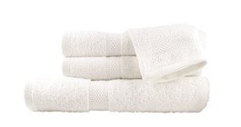 WASH CLOTH, WHTE, OXFORD IMPERIAL DOBBY COLLECTION, 13" X 13", 300/CS THUMBNAIL