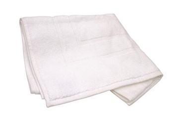 BATH MAT, WHTE, DOUBLE FRAME DOBBY BORDER, 22" X 34", 60/CS LARGE