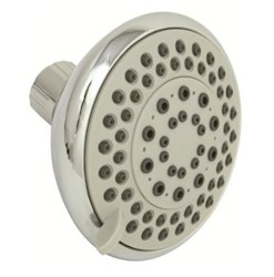 SHOWER HEAD, WALL MOUNT, SPRAY PATTERNS, 4", FIXED, CHROME LARGE