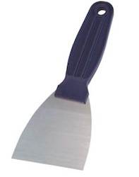 PUTTY KNIFE/STIFF SCRAPER, 3", WARNER LARGE