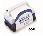 POOL MULTI-PURPOSE SCRUBBER WITH 3-PADS THUMBNAIL
