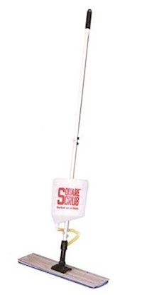 BUCKET ON A STICK, SQUARE SCRUB, 18" MAIN