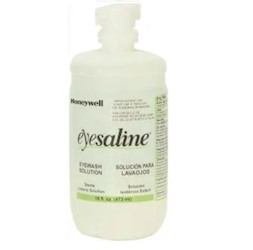 EYEWASH BOTTLE, REPLACEMENT, EYESALINE, 16 OZ LARGE