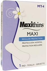 FEMININE NAPKINS, MAXITHIN, VENDING BOX, HOSPITAL SPECIALTY, 250/CS LARGE