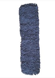 MOP, DUST, 24" X 5", PREMIUM BLUE BLEND TWISTED LOOP-END HEAD LARGE