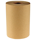 PAPER TOWEL, HARDWOUND, 8" X 350' NATURAL, 1-PLY, 350 FT/ROLL, 12 ROLLS/CT THUMBNAIL