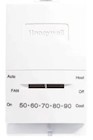 THERMOSTAT, HONEYWELL, HOME, VERTICAL, NON-PROGRAMMABLE, 1H/1C SINGLE STATE HEATING AND COOLING THUMBNAIL