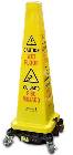 FLOOR DRYER, HURRICONE, BATTERY POWERED, COMBINES SAFETY CONE WITH STATE OF THE ART FLOOR DRYER THUMBNAIL