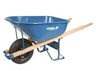 WHEELBARROW, STEEL, BLUE, JACKSON, 6 CUBIC FT THUMBNAIL