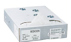 15 GALLON, .5MIL, WHITE, 24"X32", LOW DENSITY, FLAT PACK CAN LINERS, 500CT THUMBNAIL