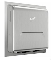 DISPENSER, HARDWOUND PAPER TOWELS, SCOTT PRO, WITH TRIM PANEL MAIN