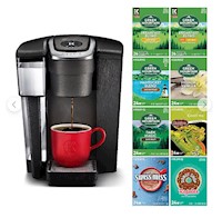COFFEE, KEURIG, K1500 K-CUP SINGLE SERVE COFFEE MAKER, BLACK, WITH 192 K-CUPS MAIN