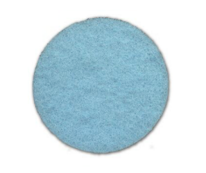 18", BLUE, POLISHING PADS, LUSTER LITE, 5/CT LARGE