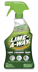 CALCIUM / LIME / RUST REMOVER, LIME-A-WAY, CLEAN SCENT, 22 OZ SPRAY BOTTLE, 6/CT LARGE