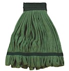 MOP HEAD, GREEN, MICROFIBER STRING MOP, CANVAS HEADBAND, MEDIUM THUMBNAIL