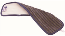 WET MOP HEAD, 18", BLUE MICROFIBER, FLAT, RENOWN, 3/CT THUMBNAIL