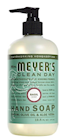 HAND SOAP HAND PUMP BOTTLE, LOTION STYLE, MRS. MEYER'S CLEAN DAY, BASIL SCENT, 12.5 OZ. THUMBNAIL