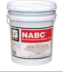 DISINFECTANT, SPARTAN, NABC NON-ACID, BATHROOM CLEANER, FLORAL SCENT, 5 GALLON LARGE