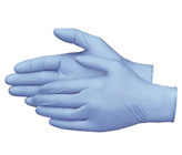 LARGE BLUE SYNMAX VINYL/NITRILE BLEND 4G MULTI-PURPOSE DISPOSABLE GLOVES, (100-Pack) THUMBNAIL