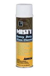 GLASS CLEANER, AEROSOL, HEAVY-DUTY, MISTY, 20 OZ, 12/CT LARGE