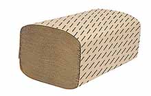 Single-Fold Towels, Natural, 10 1/4" x 9 1/8", 100% Recycled, 4000/CS THUMBNAIL