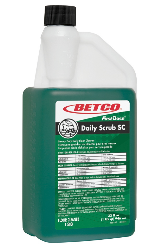 CLEANER, FLOOR DAILY SCRUB, SC, BETCO, 1 QT, 6/CT LARGE