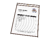TICKET HOLDER, STITCHED VINYL SHOP TICKET HOLDERS, 9" X 12", CLEAR, BOX OF 25 THUMBNAIL