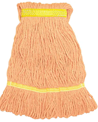 MOP HEADS, NARROW BAND, SMALL, RAYON / COTTON, 12/CT LARGE