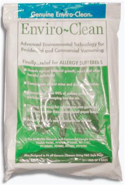 DUST BAGS, ENVIRO-CLEAN, FITS PF50 & OTHER MODELS, POWR-FLITE, 9/CT LARGE