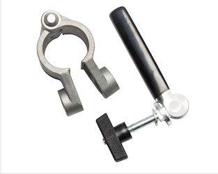 HANDLE CLAMP ASSEMBLY, COMPLETE SET, FITS POWR-FLITE FLOOR MACHINE NM171DS, 17" (Kit includes items:# 9 , 19, 37,38, AND LARGE