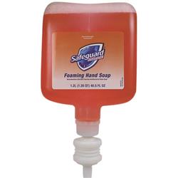 HAND SOAP REFILL, SAFEGUARD ANTIBACTERIAL FOAM, 40.5 OZ LARGE