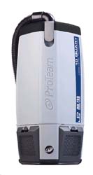 BACKPACK VACUUM, 10 QT, SUPERCOACH PRO, W/ KIT 107100 LARGE