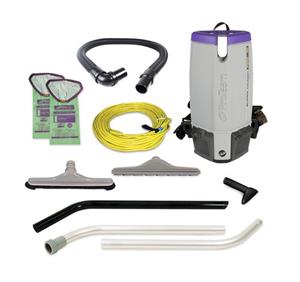 BACKPACK VACUUM, SUPER COACH PRO 10, 10 QT, WITH REMEDIATION TOOL KIT LARGE