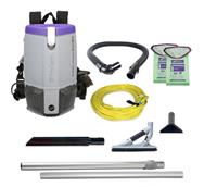 BACKPACK VACUUM, 6 QT, SUPER COACH PRO6, WITH PRO BLADE HARD SURFACE TOOL KIT MAIN