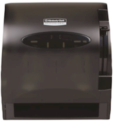 DISPENSER, PAPER TOWEL, KIMBERLY-CLARK, MANUAL, SMOKE LARGE