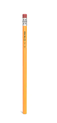 WOODEN PENCIL, 2.2mm, #2 MEDIUM LEAD, TRU RED BRAND, 72/PK MAIN