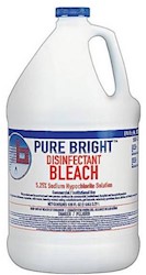 BLEACH, GERMICIDAL, PURE BRIGHT, 1 GALLON, 6/CT, must buy 2 or more cases at this price) LARGE