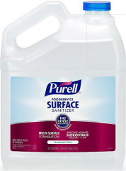 SANITIZER, FOODSERVICE SURFACE SANITIZER, FRAGRANCE FREE, 1 GL REFILL FOR QT BOTTLES, RTU LARGE